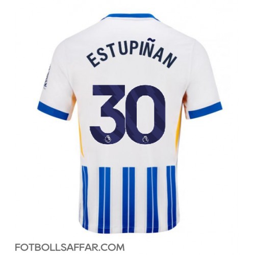 Brighton Pervis Estupinan #30 Hemmatröja 2024-25 Kortärmad